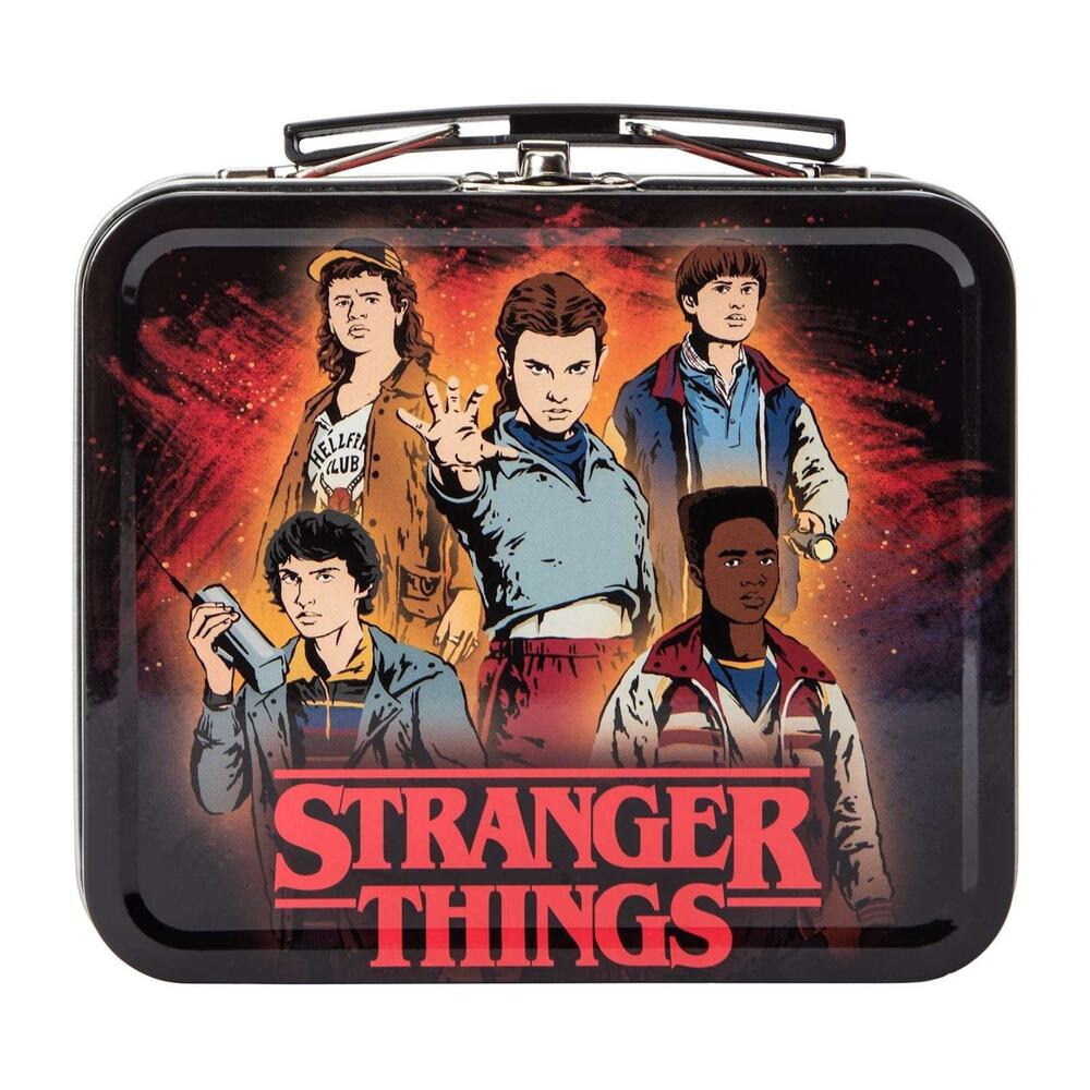 NEW Stranger Things Mini Retro Metal Lunch Box with Gummy Waffles